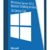Orjinal Windows Server 2012 Remote Desktop Services device 50 CALL Dijital Lisans