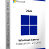 Windows Server 2025 Datacenter 24 Core Lisans